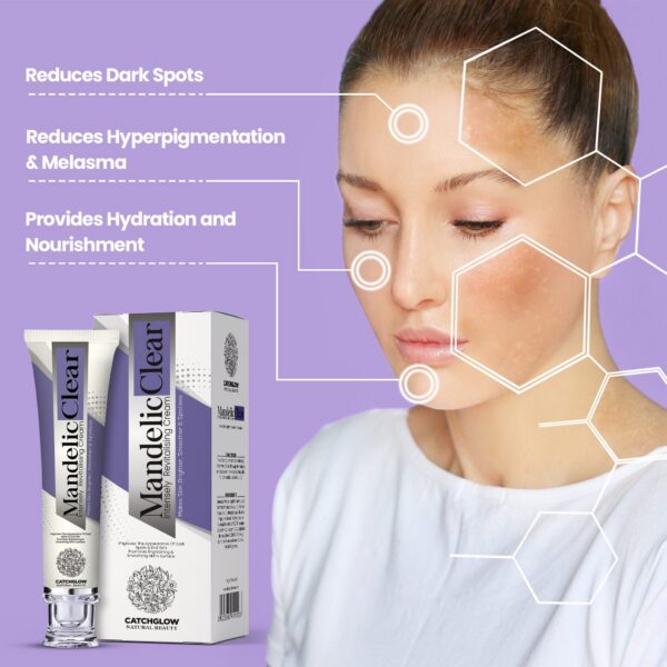 Mandalic Clear Intensely Revitalising Brightening Cream | Makes Skin Brighter, Smoother & Spotless - Image 5