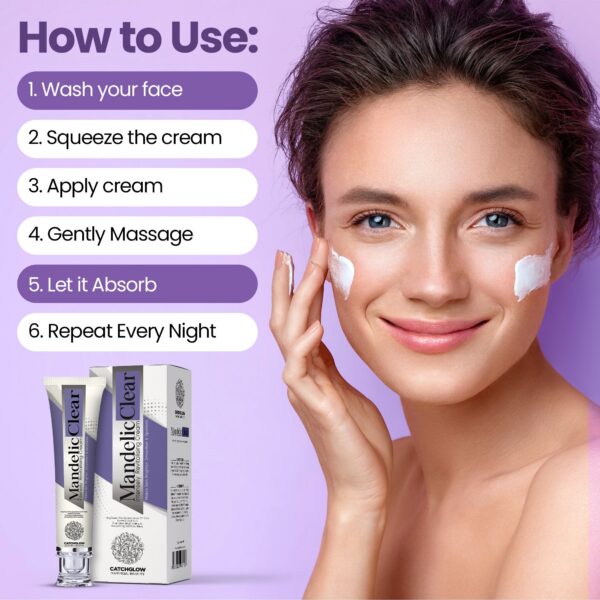 Mandalic Clear Intensely Revitalising Brightening Cream | Makes Skin Brighter, Smoother & Spotless - Image 7