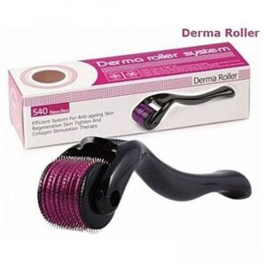 Derma Roller 540 Titanium Needle (0.5mm) Facial & Hair Therapy Microneedle Hair Regrowth Beard Growth Anti Hair Loss Treatment Thinning (Copy)