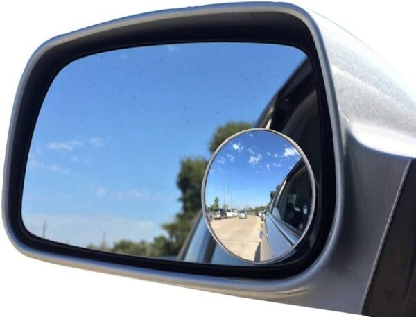 2pcs Round Blind Spot Mirrors – Wide-Angle Lens for Enhanced Rear and Side View Visibility – Convex Mirror for Cars, SUVs, and Trucks – Universal Fit Safety Accessory - Plastic Material - Image 11