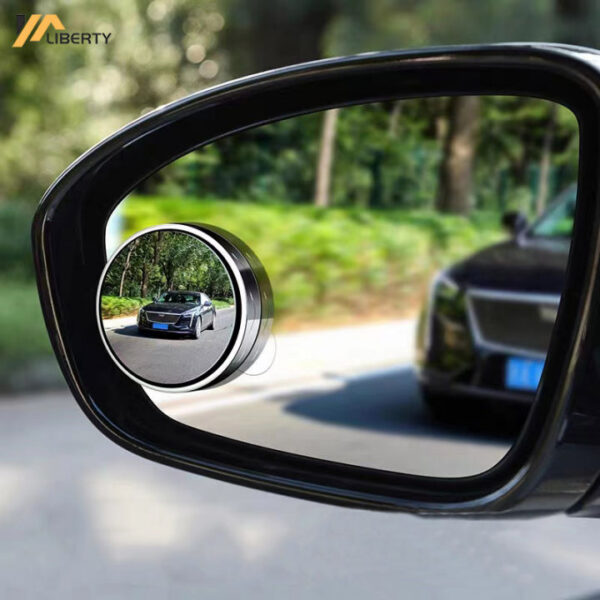 2pcs Round Blind Spot Mirrors – Wide-Angle Lens for Enhanced Rear and Side View Visibility – Convex Mirror for Cars, SUVs, and Trucks – Universal Fit Safety Accessory - Plastic Material - Image 13