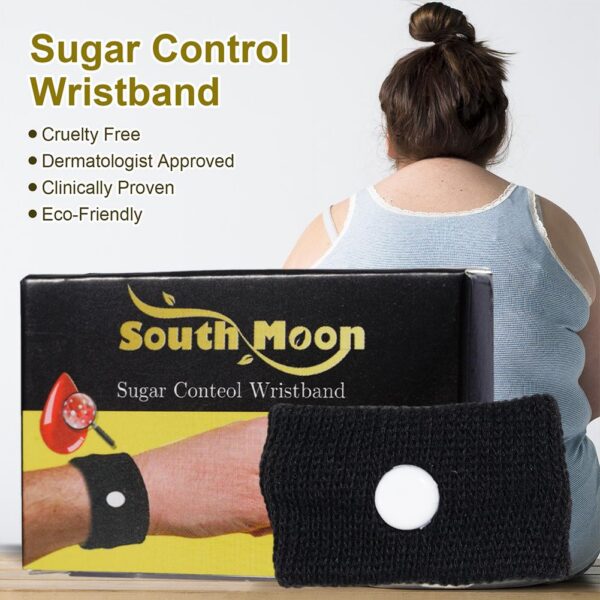 South Moon Sugar Control Wristband | Promote Relaxation | Acupressure Sugar Control Wrist Strap | Lightweight Body Care Wrist Strap | Sugar Levels Regulater Wristband - Image 5