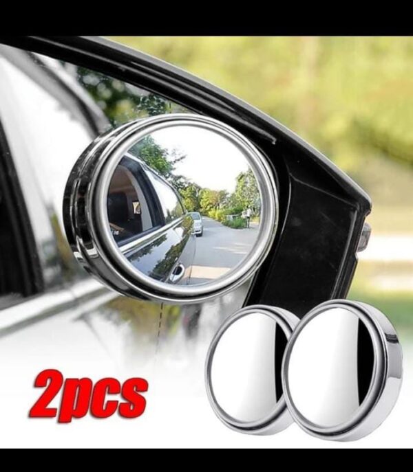 2pcs Round Blind Spot Mirrors – Wide-Angle Lens for Enhanced Rear and Side View Visibility – Convex Mirror for Cars, SUVs, and Trucks – Universal Fit Safety Accessory - Plastic Material - Image 12