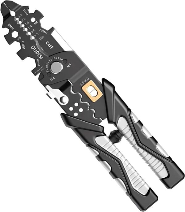 25 in 1 Wire Stripper, Wire Stripping Tool, Cutter Stripping, Cable Stripper Tool, Wire Crimping Tool, Multi-Function Hand Tool for Electric Cable Stripping Cutting and Crimping - Random Color - Image 14