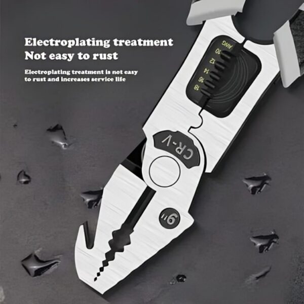 Plier - 5 in 1 Multifunctional Plier | Best Quality Plier For Electric Work | Plier For Household Use & Mechanical Use - Image 5