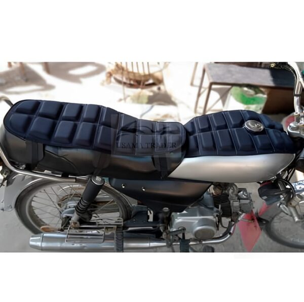 Pack of 2 – Universal Waterproof Bike Seat & Fuel Tank Cushion Set for All Motorcycles | Comfortable Relaxer Cushion Pads with Anti-Slip Grip, Shock Absorption & Weather-Resistant Design for Long Rides and Daily Use - Image 2