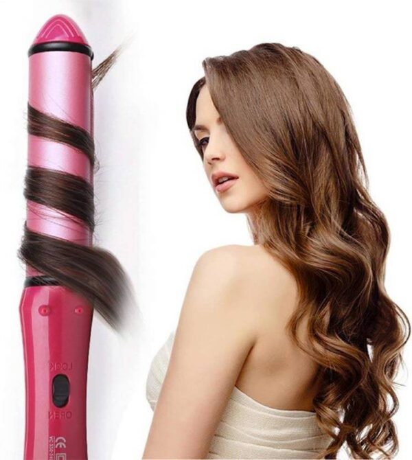 2-in-1 Nova Hair Straightener and Curler – Dual-Use Styling Tool with Quick Heat-Up Technology, Ceramic Plates for Smooth Straightening & Effortless Curls Model-NH-2009 – Portable, Lightweight, Ideal for Home or Travel Use - Image 10