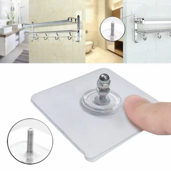 Self Adhesive Wall Screws Self Adhesive Hanging Nails Adhesive Screws Wall Mount Hooks - Image 3
